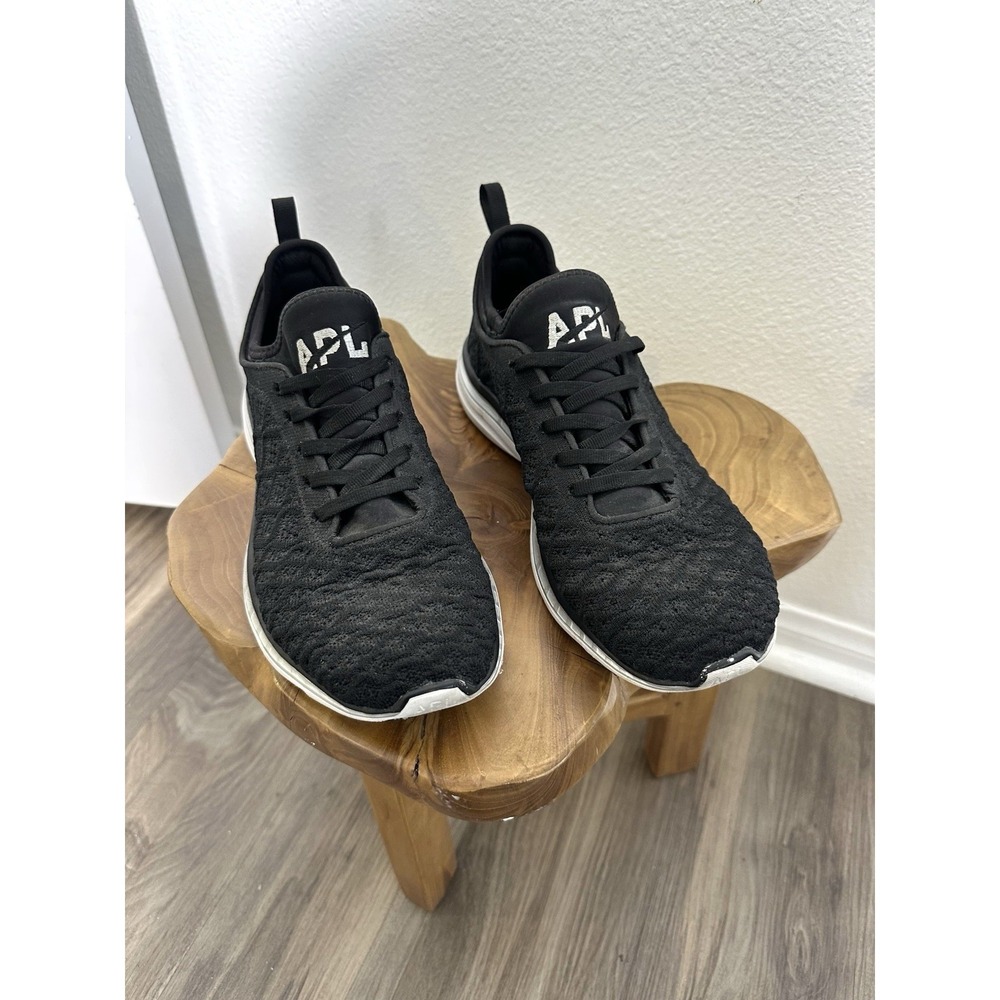 APL Womens Sneakers‎ Techloom Phantom Sz 10 Black Silver Metallic Active Shoes